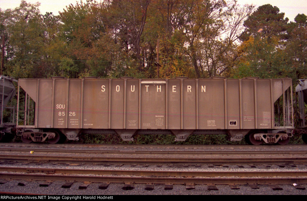 SOU 8526, with "Big John" lettering showing through